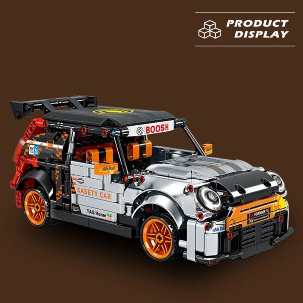 Bloques de construcción Technical City Mini Cooper: kit de modelo de superdeportivo ensamblable, juguete creativo con ladrillos